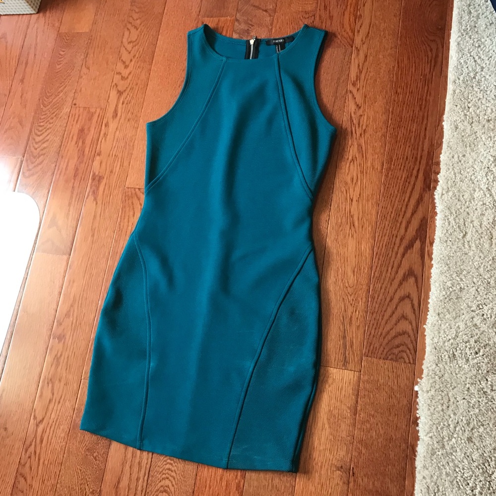 Forever 21 Teal Bodycon Dress